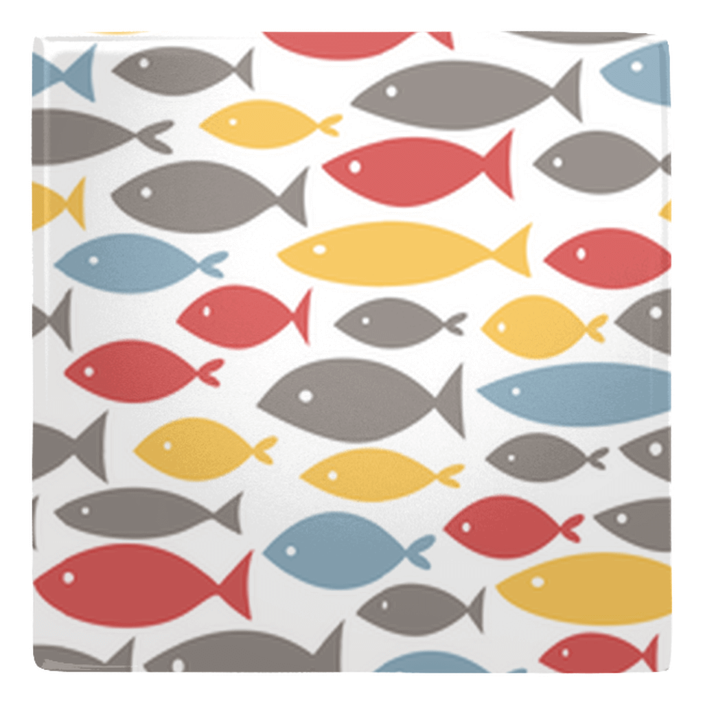 Colorful fish décor metal magnets for fun kitchen flair