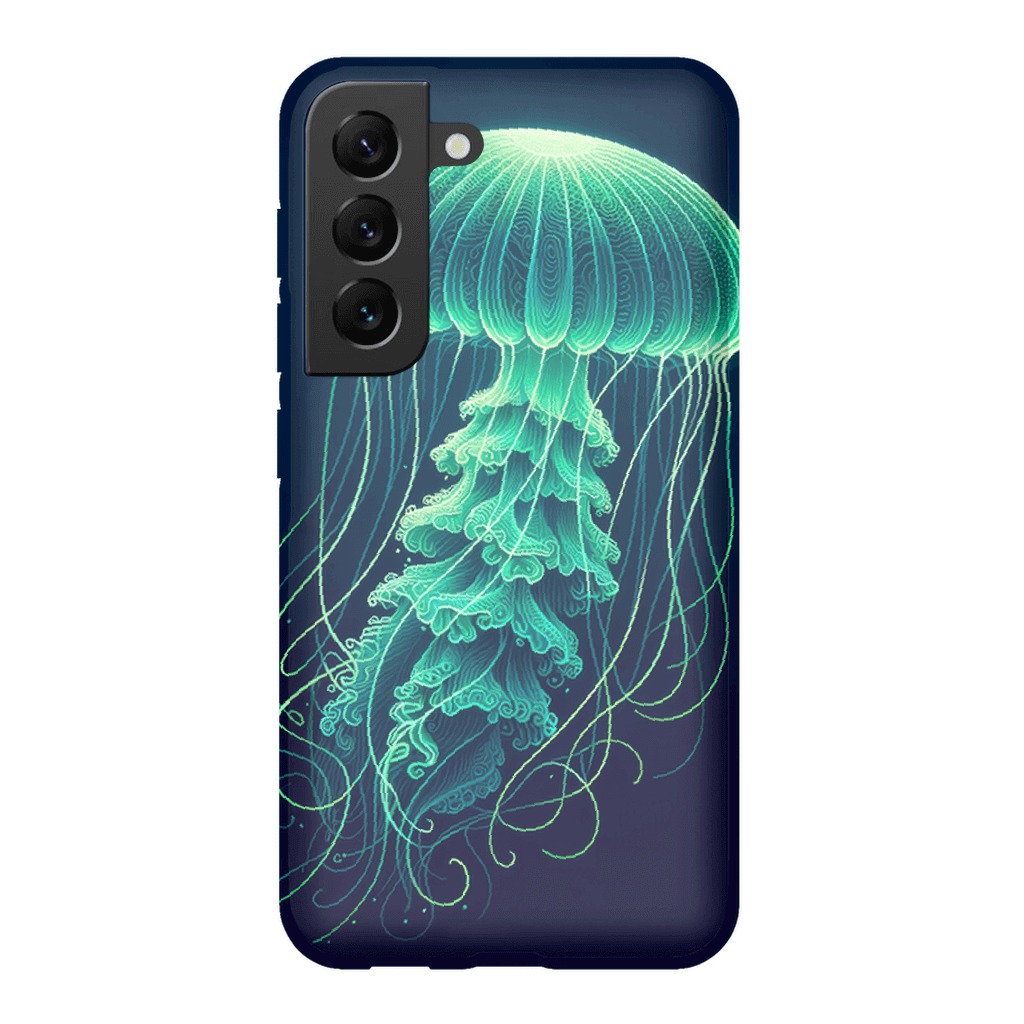 Glowing Green Jellyfish | Phone Case