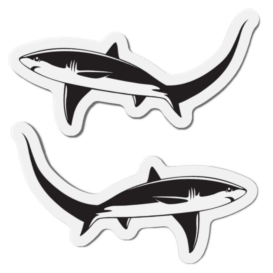 Thresher Shark Shaped Magnets for Fish Décor on Fridge