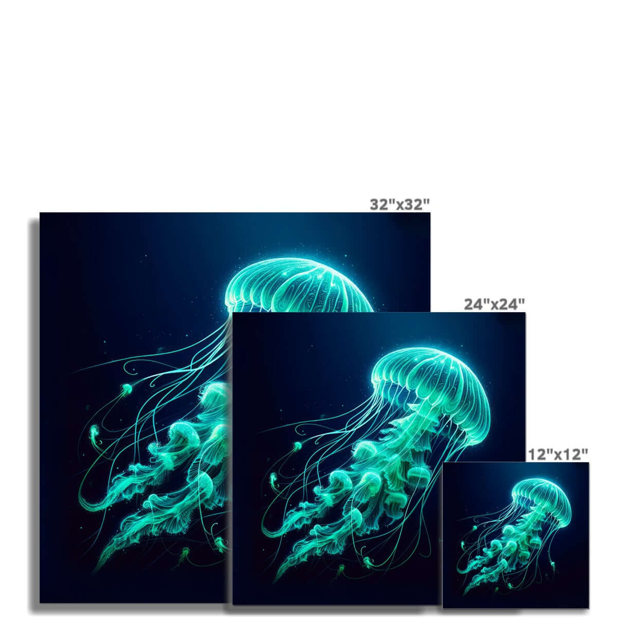 Glowing Jellyfish | Art Print