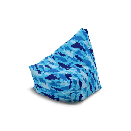 Fish Camo Blue | Bean Bag Chair Cover