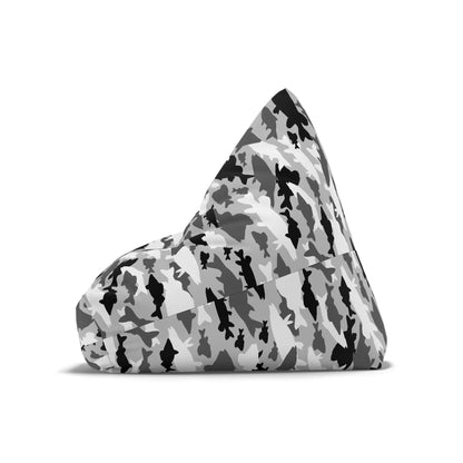 Fish Camo | Bean Bag Chair Cover | Grey