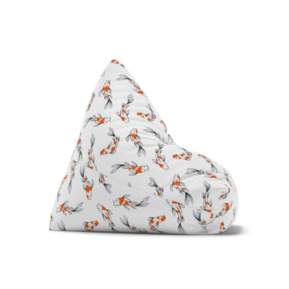 Koi Fish | Bean Bag Chair Cover | White