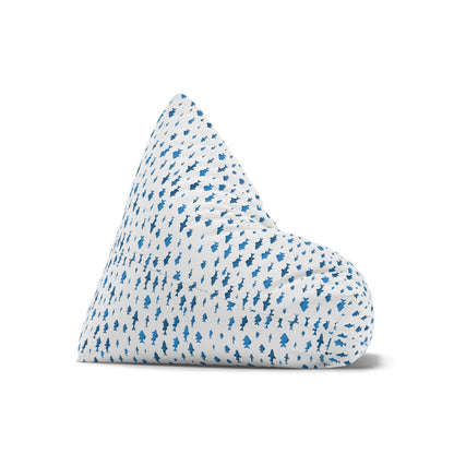 Fish and Shark White | Bean Bag Chair Cover