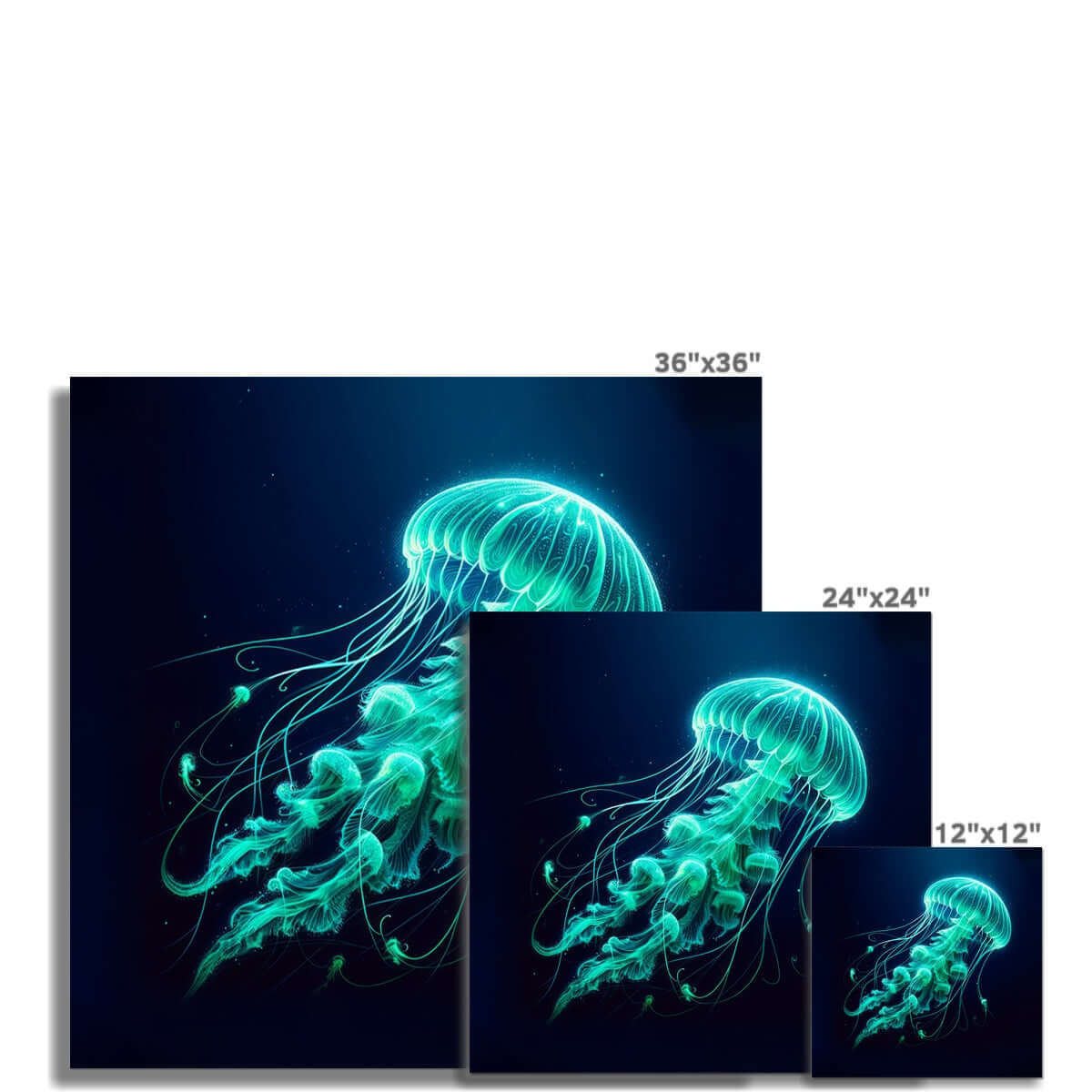 Glowing Jellyfish | Poster