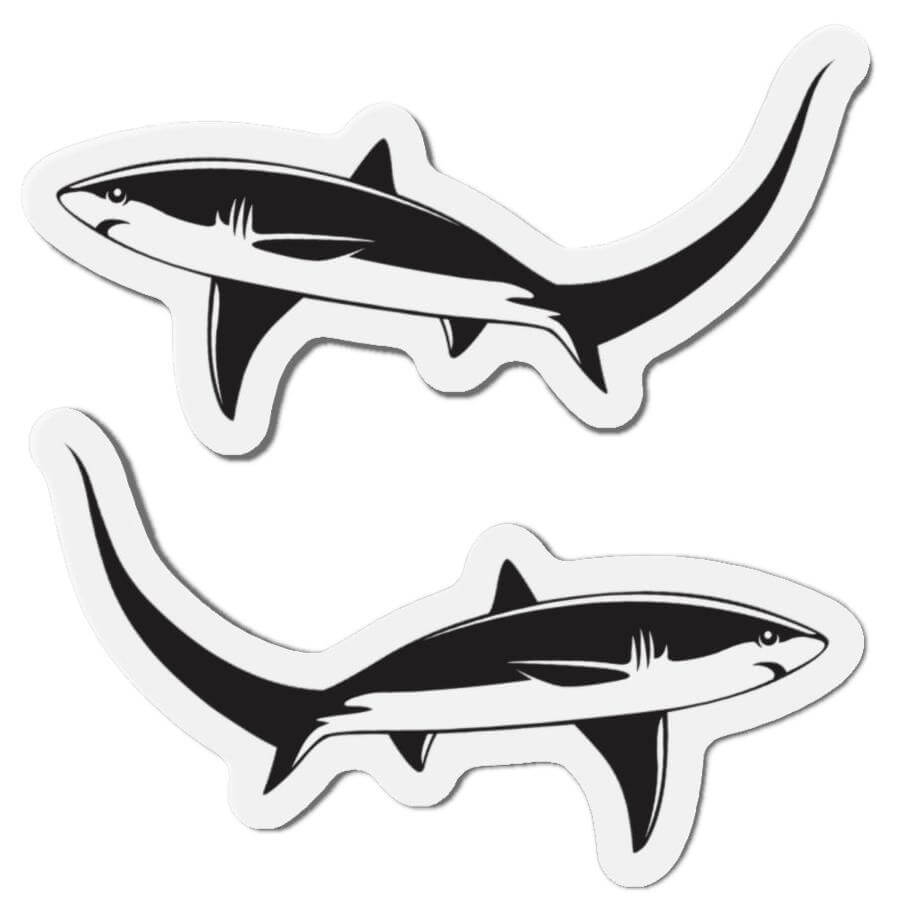 Thresher Shark Fish Shaped Magnets for Fun Fridge Décor