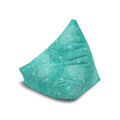 Blue-Green Under Sea | Bean Bag Chair Cover
