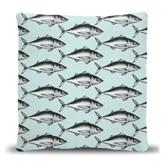 Sardine Design Woven Pillow