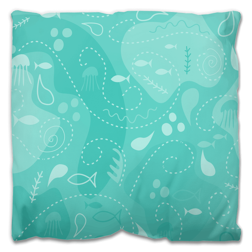 Underwater Sea Design | Outdoor Pillow