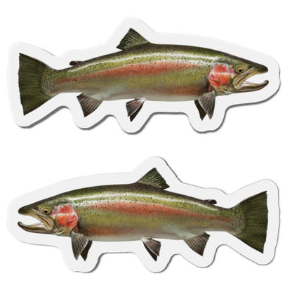 Steelhead Trout fish shaped magnets for fun kitchen décor