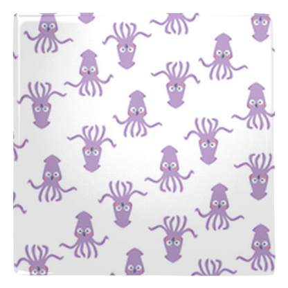 Purple octopus metal magnets with a whimsical design for fun kitchen décor.