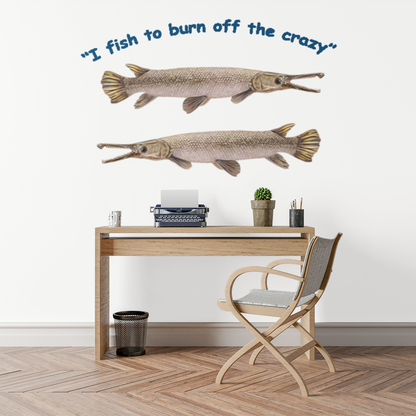 Alligator Gar Decals