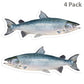 Atlantic Salmon 5 inch 4 sticker pack.