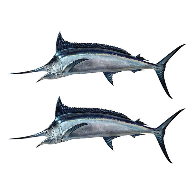 Black Marlin Wall Decals