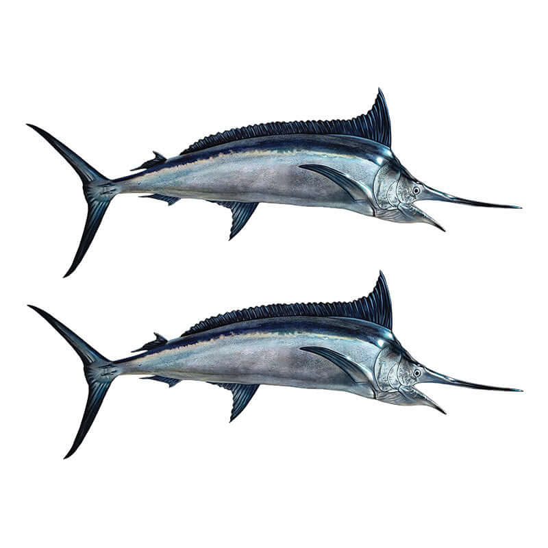 Black Marlin Decals