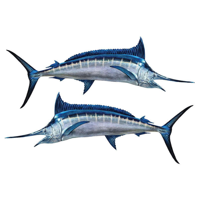 Blue Marlin Wall Decals