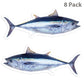 Bluefin Tuna 5 inch 8 sticker pack.