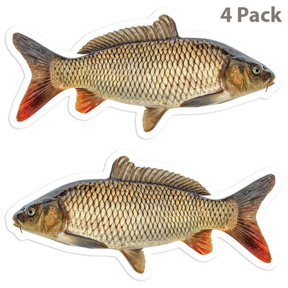 Carp 5 inch 4 sticker pack.