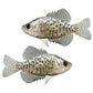 Crappie 8 inch stickers left and right facing.