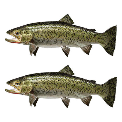 Coastal Cutthroat Trout fish wall decals with realistic design, perfect for fish enthusiasts and customizable with text.