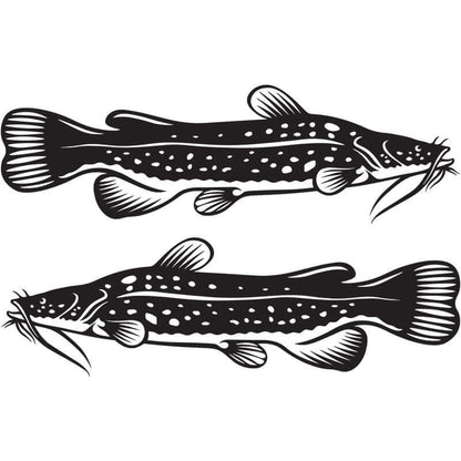 Flathead Catfish Wall Decals