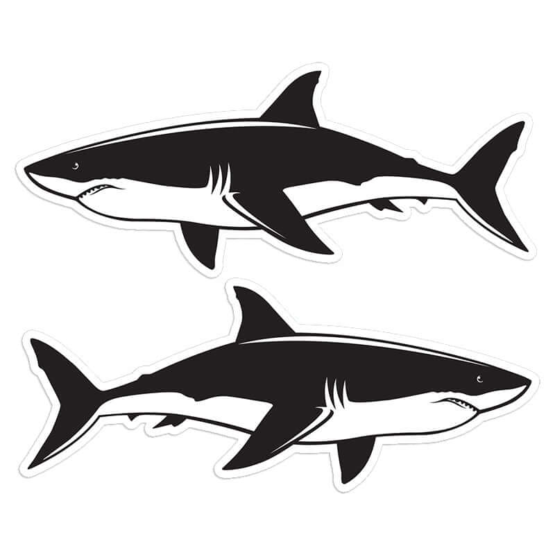 Great White Shark - Stickers, Decals