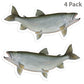 Lake Trout 5 inch 4 sticker pack.