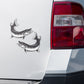 Muskellunge, Muskie stickers on a truck.
