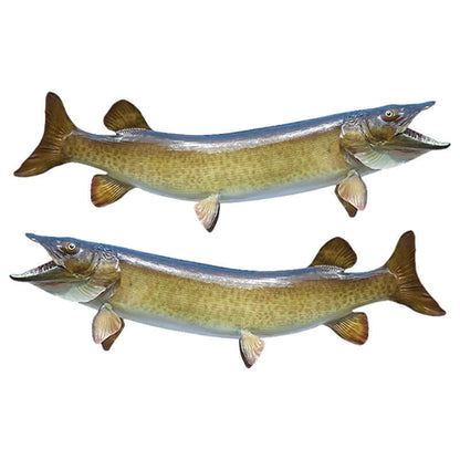 Muskellunge, Muskie large decals left ad right facing.