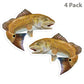 Red Drum, Redfish stickers 5 inch, 4 pack.