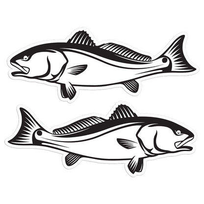 Red Drum, Redfish - Stickers, Decals