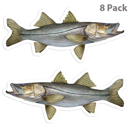 Snook 5 inch 8 sticker pack.