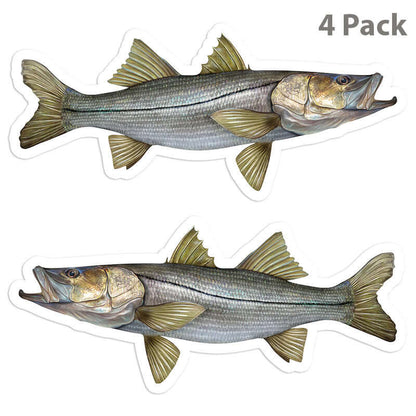 Snook 5 inch 4 sticker pack.