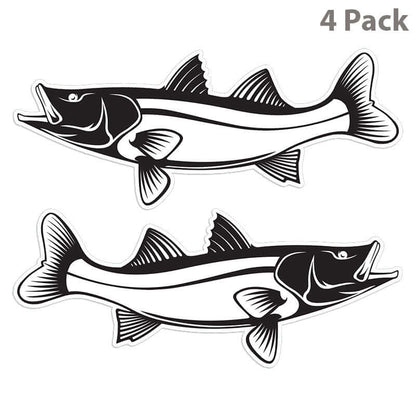 Snook 14 inch 4 sticker pack.