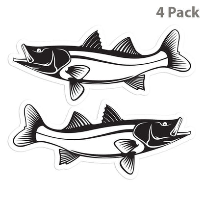 Snook 5 inch 4 sticker pack.