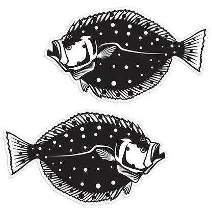 Summer Flounder Fluke - Stickers, Decals