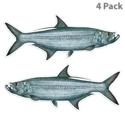 Tarpon 14 inch 4 sticker pack.