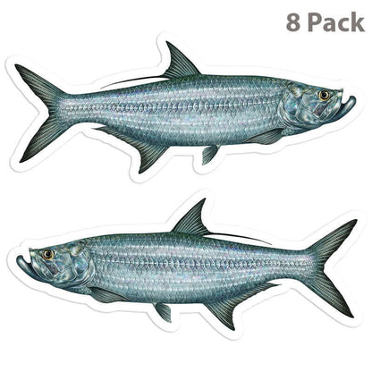 Tarpon 5 inch 8 sticker pack.