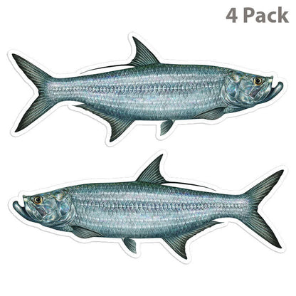 Tarpon 8 inch 4 sticker pack.