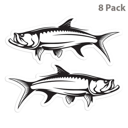 Tarpon 5 inch 8 sticker pack.