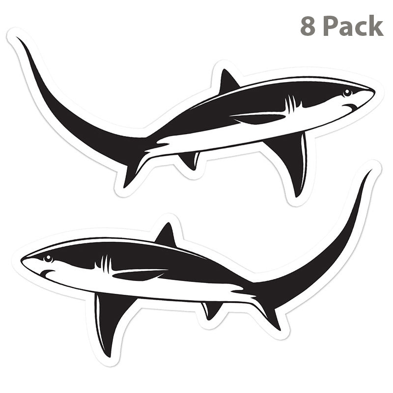 Thresher Shark 5 inch 8 sticker pack.