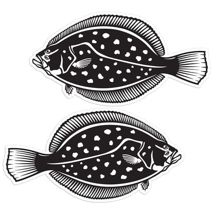 Winter Flounder - Stickers, Decals