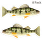 Yellow Perch 5 inch 8 sticker pack.