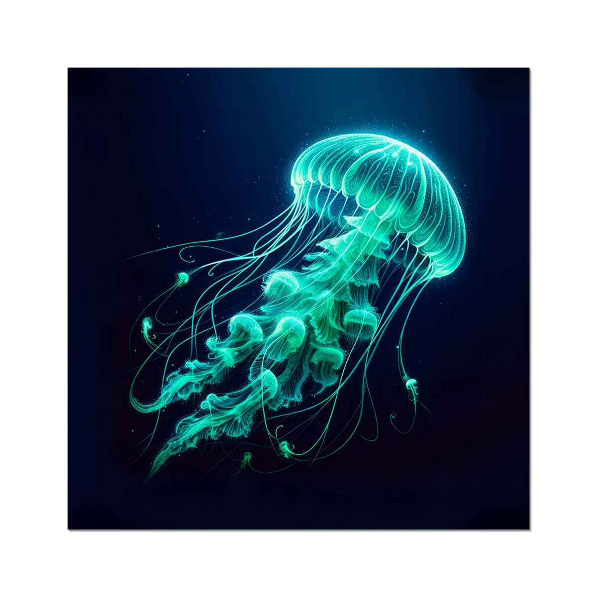 Glowing Jellyfish | Poster