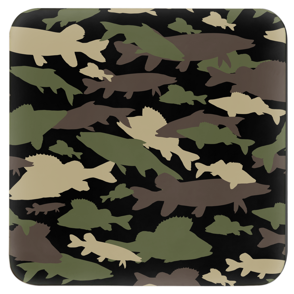 Fish Camo Design | Coasters | Set of 6