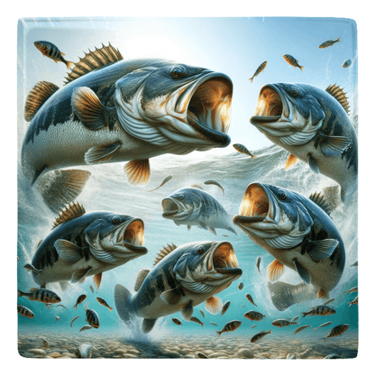 fish shaped magnets swimming in ocean design for fun kitchen décor