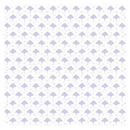 Purple Stingray tablecloth with aquatic-themed design features a pattern of elegant purple stingrays, perfect for dining room or outdoor tables.