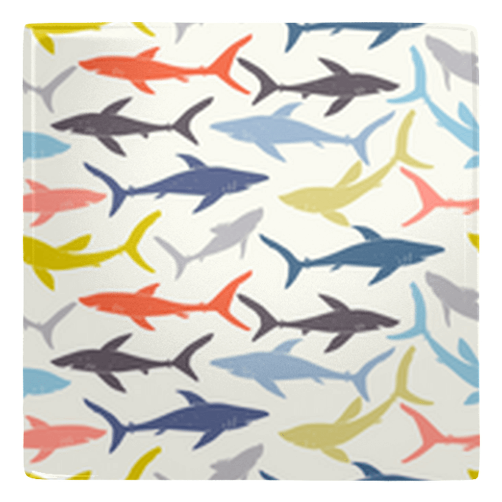 Colorful fish shaped magnets in shark design, perfect for fish décor enthusiasts.