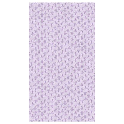 Purple Octopus Tablecloth with aquatic design for dining room or outdoor tables, adding a fun coastal flair. Durable and easy to clean.