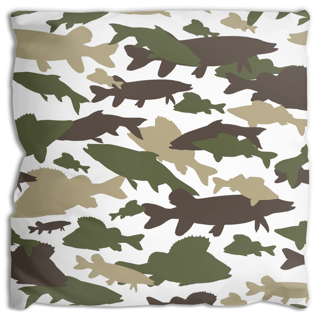 Fish Camo | Outdoor Pillow